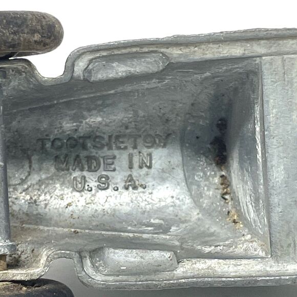 Vintage Tootsie Toy Race Car Number 3 Silver Metal Made in USA Collectible - Picture 7 of 8